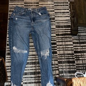 Zara mom jeans